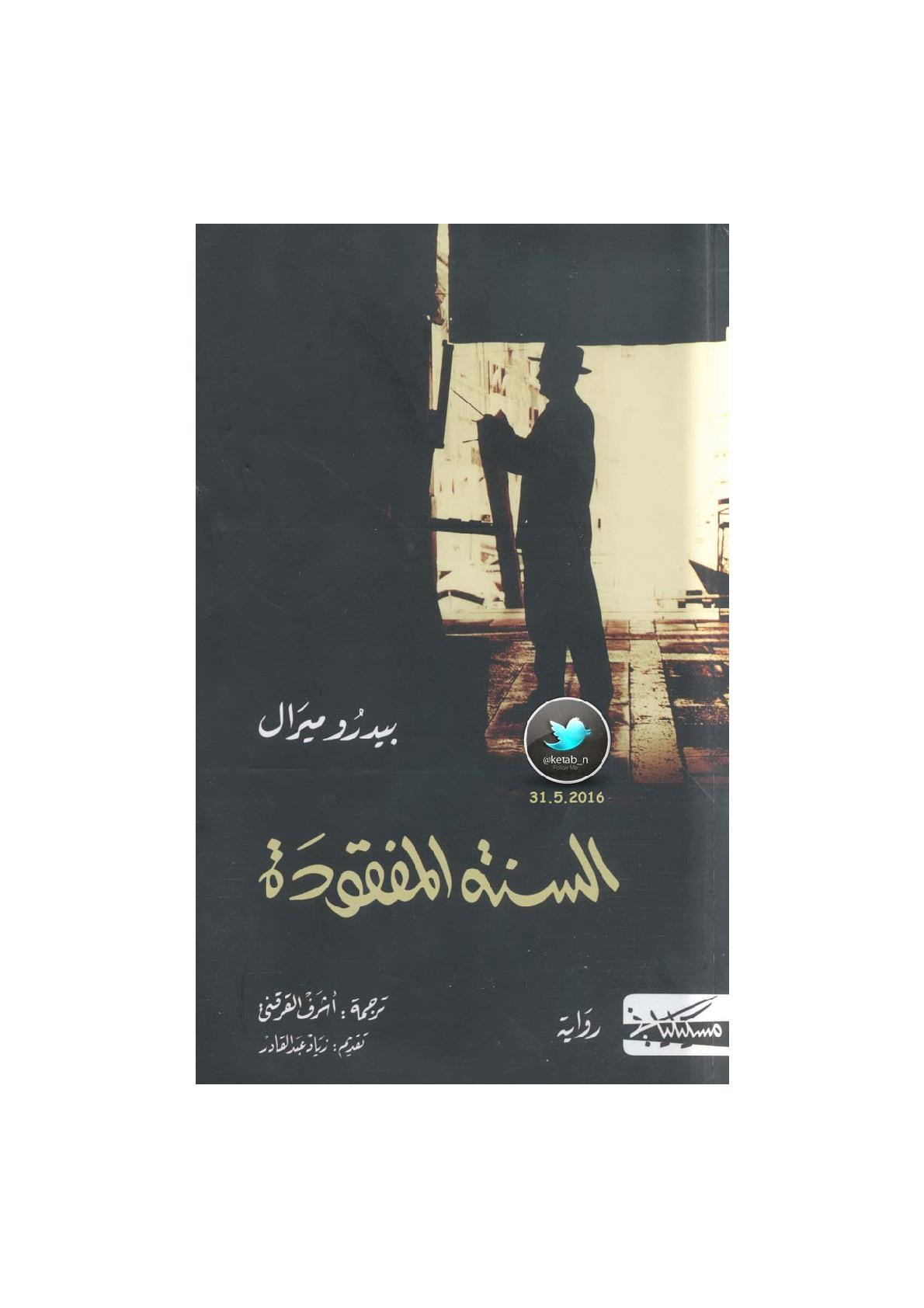 السنة المفقودة رواية لـ بيدرو ميرال